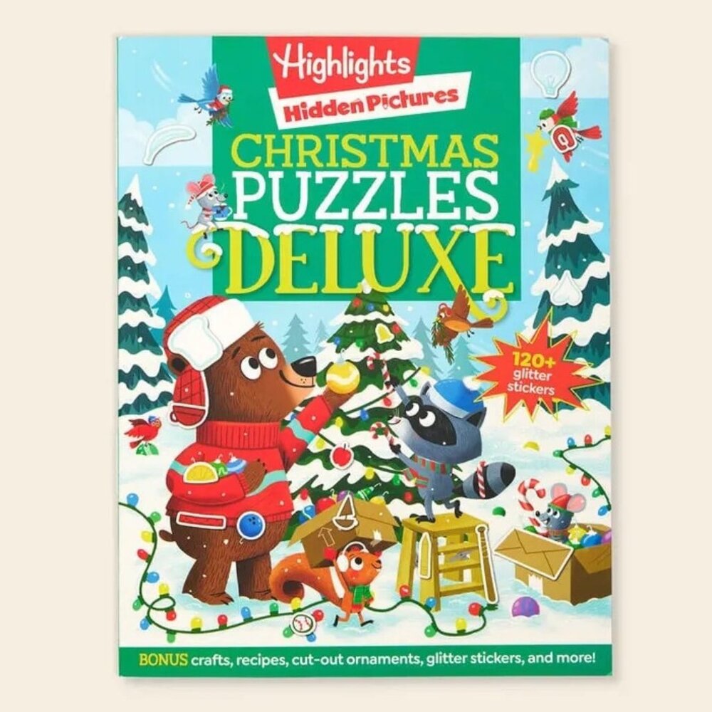 Highlights Hidden Pictures Christmas PuzzlesDeluxe NEW